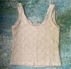 Vintage Lucie Ann II nude lace cami, size medium 36 thumbnail 4