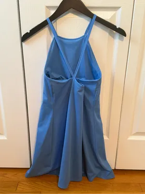 Madewell MWL Flex 2.0 Fitness Dress in Oasis Blue thumbnail 3