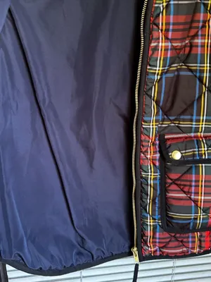 JCrew Women Tartan Plaid Puffer Vest Excursion Red Size S thumbnail 7