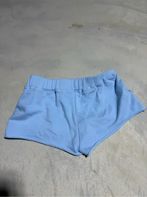 Showpo Light Blue Women's Drawstring Lounge Shorts 6 thumbnail 7