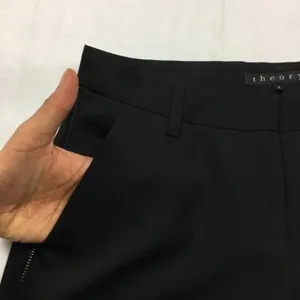 Theory Tassa Poet Wool Zipper Trim Slim‎ Pant thumbnail 3