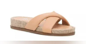 Vince Camuto Krissamel Platform Sandals Beige NEW thumbnail 1