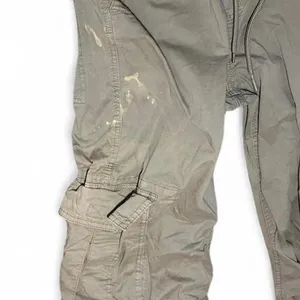 Garage Cargo Jogger Pant Size XS Taupe Khaki Utility Performance Bleach Stained thumbnail 4