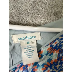 Sundance‎ Sleeveless Border Print Midi Dress Size 16 Boho Folk Art Lagenlook thumbnail 5
