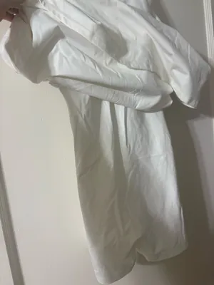 White Athletic Dress With Built In Shorts and Padded Bra thumbnail 2