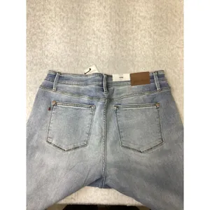 Judy Blue Women 18W Mid Rise Bootcut Jeans Light Wash Side Slit JB82552LT-PL‎ thumbnail 6