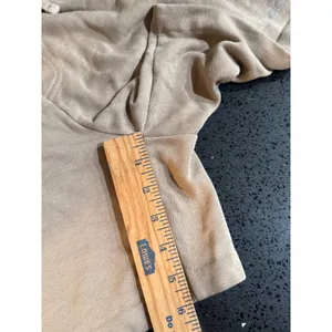 Alo Yoga Womens Sweat Shorts Camel‎ Tan High Waist Cotton Blend Size S thumbnail 6