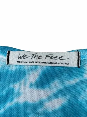 Free People We the Free Tie Dye Sleeveless Cotton Top Womans M thumbnail 5