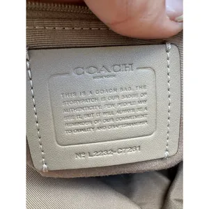 Coach C7261 Kacey Signature Canvas Snake Colorblock Handles Satchel Crossbody thumbnail 6