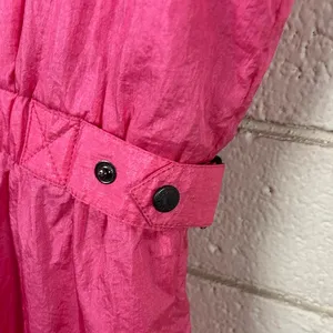Descente vintage bright pink One-Piece Ski Suit size 26 thumbnail 6
