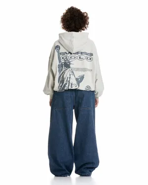 Cole Couture LIBERTY HOODIE PALE GREY - XL thumbnail 2