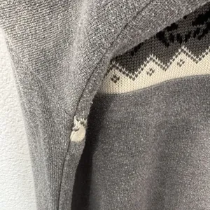 VTG Bobbie Brooks Charcoal Gray Crew Neck Winter Knit Sweater Ladies Size XL thumbnail 9