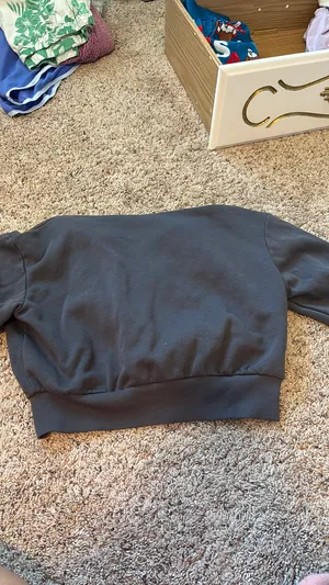 H&M gray cropped jacket thumbnail 3