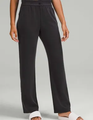 Lululemon Softstreme High Rise Lounge Pants Size 2 Black Lounge Comfort Minimal thumbnail 1