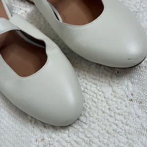 Madewell The Kinley Mary Jane Mule in Ivory Cream Size 9.5 thumbnail 4