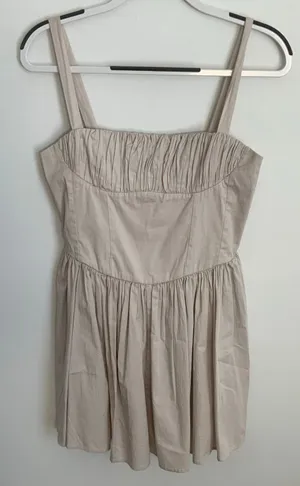Zara Tan dress NWT‎ size medium thumbnail 1