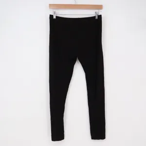 Unbranded Leggings Womens M Slim Fit Black Stretch Knit Casual Excellent thumbnail 3