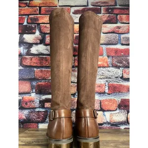 Cole Haan Air Trinity Riding Boots Leather Suede Back Knee High Sz 8B thumbnail 2