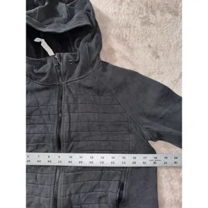 Lululemon Women's Scuba Full Zip Hoodie Fleece Sweatshirt Jacket Black Size 6 thumbnail 7