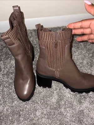 A New Day Women's Chunky Chelsea Ankle Boots - Brown thumbnail 3
