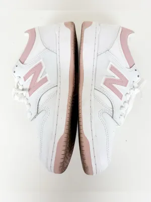 New Balance 480 Athletic Sneakers White Pink thumbnail 4