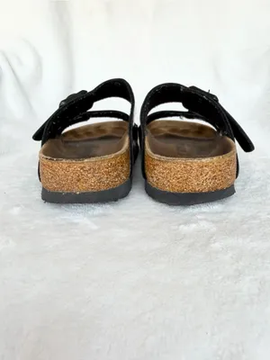 Birkenstock Arizona Birko-Flor Black Patent Sandals Women’s US 5 Regular thumbnail 5