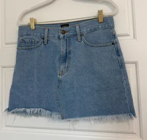 Just Black Denim Skirt Distressed thumbnail 1