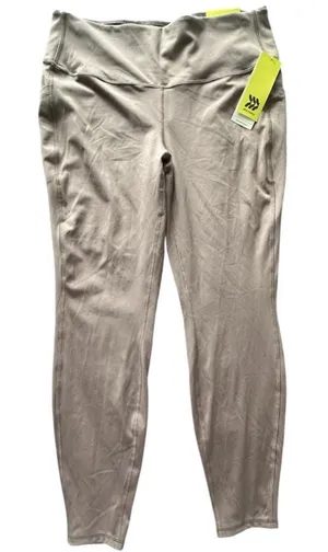 All in Motion Brushed Sculpted High Rise Dark Brown Leggings Size XXL thumbnail 1