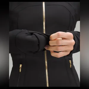 NWT Lululemon Define Jacket Nulu / Black/Gold 6 thumbnail 6