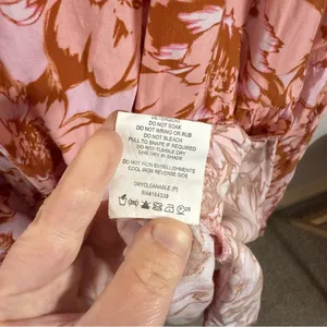 Petal + Pup Women’s Flowy Floral Maxi Skirt Pink/Purple/Orange Size L thumbnail 7