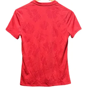 NIKE WOMEN DRI FIT VICTORY GOLF V-Neck POLO Size‎ Small Red thumbnail 7