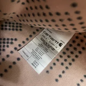 Carhartt Womens Mauve Geometric Fleece Snap Pullover XL 16/18 EUC Relaxed Fit thumbnail 5