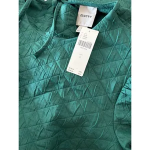 Anthropologie Maeve Puff-Sleeve Drop-Waist Mini Dress thumbnail 5