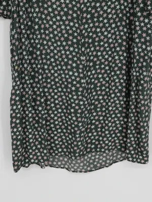 Boden Hyacinth Dress 8R Green Scattered Stars 3/4 Flutter Sleeve 100% Viscose thumbnail 11