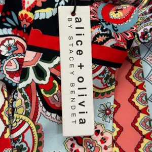 Alice + Olivia Euphoria Paisley Patchwork Mini‎ Skirt CC003P96306 Size 6 NEW thumbnail 10