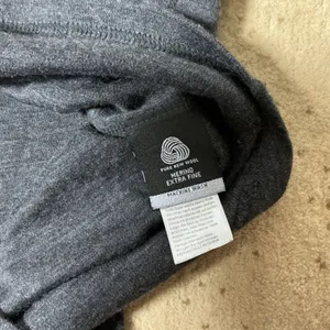Meriwool Thermal Base Layer Top Womens S Charcoal Grey Merino Wool Long Sleeve thumbnail 7