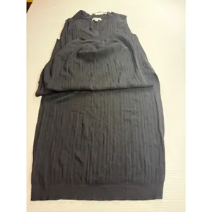 Prologue XS Black Sleeveless Dress Ribbed Knit V‎ Neck Casual Cute Minimalist thumbnail 5