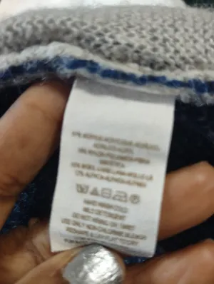 Free People Power Flower Blue Floral Open-Front Knit Cardigan Size S thumbnail 8