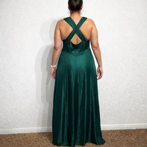 Petra Fashions Green Lace Maxi Slip Dress Nightgown Y2K Sz 1X thumbnail 9