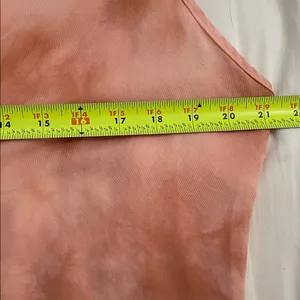 CLOTH & STONE Anthropologie Yashi Jumpsuit Large Pink Tie Dye Tencel Halter thumbnail 8