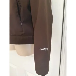 The North Face APEX Womens M Brown Softshell‎ Jacket Fleece Lined Full Zip ANC4 thumbnail 4