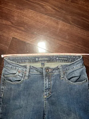 Saltworks Medium Rise Bootcut Blue Jeans Size 6P thumbnail 4