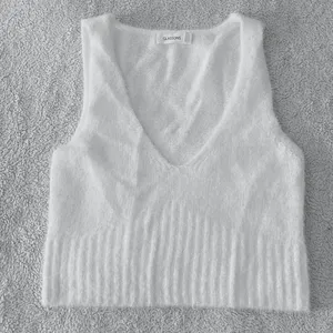 Glassons | ASOS V Neck Fuzzy Tank thumbnail 1