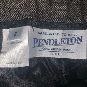 Pendleton gray 100% wool high waist 8 business casual slacks thumbnail 2