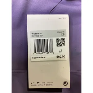 Nike Zenvy Womens Purple High Rise 8" InfinaSoft Biker Shorts‎ DQ6003-527 XS thumbnail 5