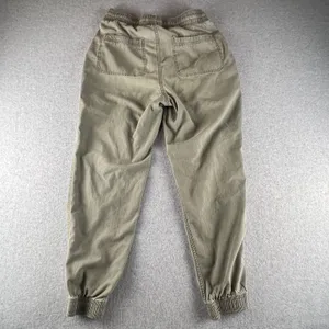 Hollister Pants Women's small Olive green Ultra high rise jogger elastic waist. thumbnail 4