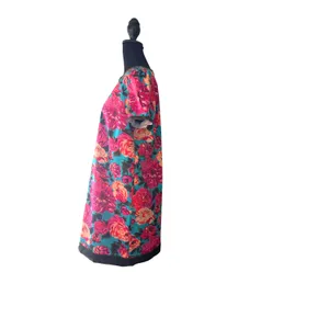 Elizabeth James The Label Floral Mini Dress M | Teal, Pink & Coral thumbnail 4