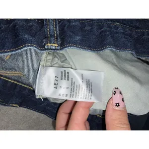 AE 77 American Eagle Dark Wash Stovepipe Women's Jeans Size 12 Reg thumbnail 8