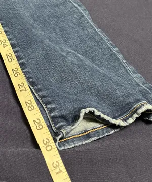 American Eagle High Rise Skinny Kick Jeans 2 Regular Stretch Frayed Hem thumbnail 11