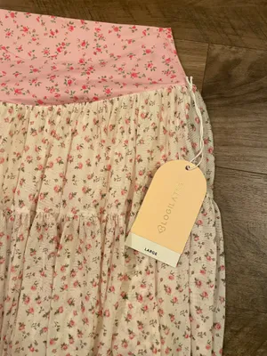 NWT! Blogilates Target X Popflex Women's Viral Ballerina Skort Floral Size Large thumbnail 4